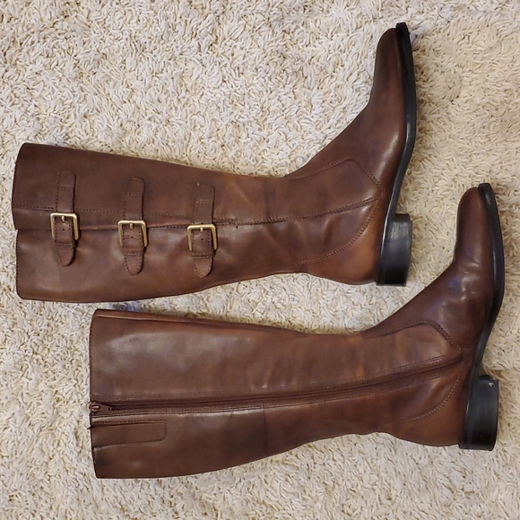 Ecco Shoes Ecco Hobart Brown Leather Boot Poshmark